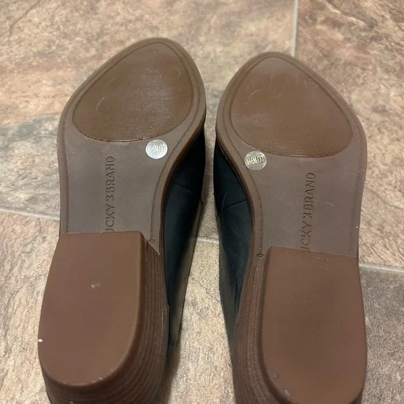 LUCKY BRAND -BRAND NEW LOAFER MULES (DARK BLUE/BLACK - Picture 4 of 7